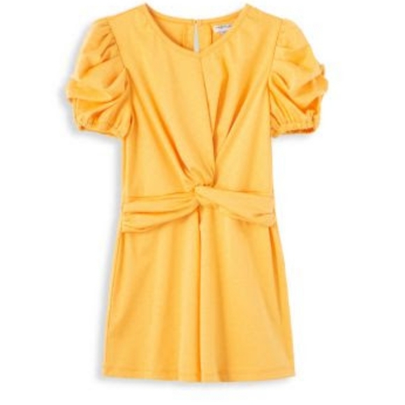 NWOT Girls Cosima Front Twist RomperYellow - Picture 1 of 8